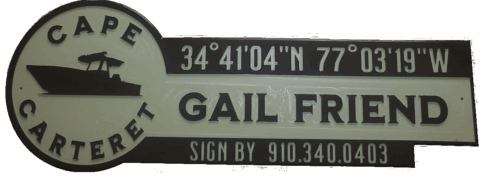weatherproof dock sign