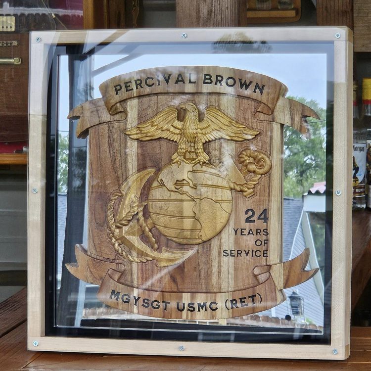 shadow box plaque