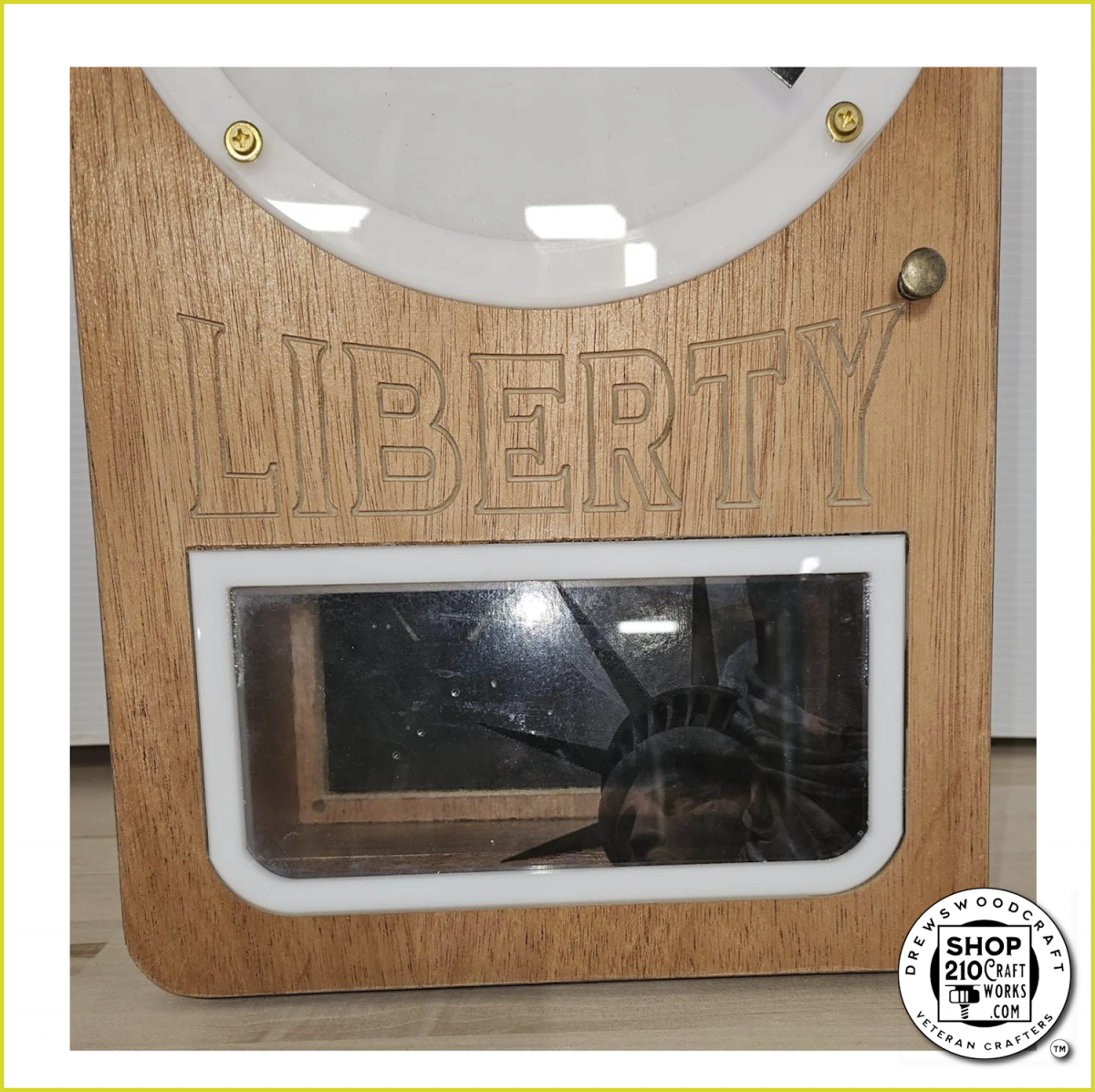 Liberty Model RFID Safe Clock- Lady Liberty