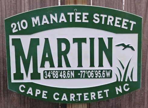 Sound Side 30x20 Home Sign PVC - Image 2 -visual description