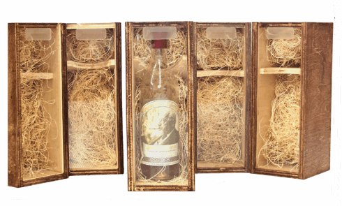 Fine Whiskey Storage or Presentation Case- Lasered with custom names