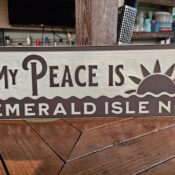 Emerald Isle Peace Sign