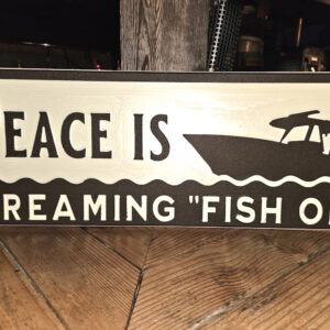 Fish On Peace Sign