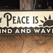 Wind and Waves Peace Sign