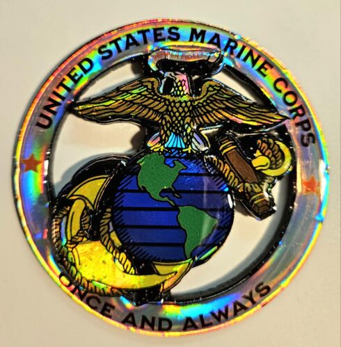 EGA Once and Always Badge -visual description