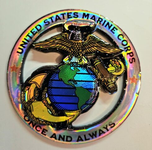 USMC EGA Medallion/Badge -visual description