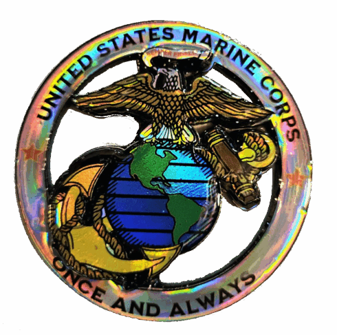 USMC EGA Medallion/Badge -visual description