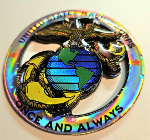 USMC EGA Medallion/Badge -visual description