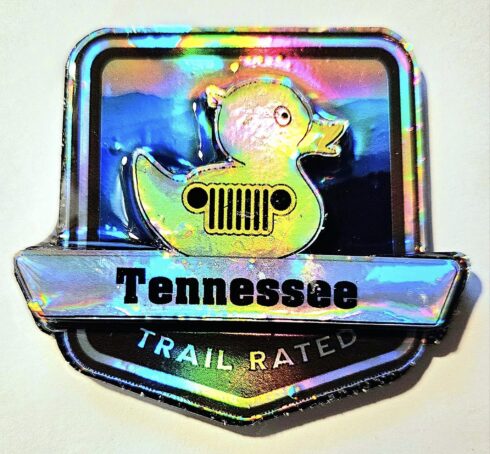 Tennessee Trail Rated Jeep-Duck Medallion - Image 2 -visual description