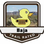 Baja Trail Rated Jeep Medallion/Badge