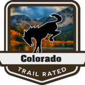 Colorado Trail Rated Bronco Medallion