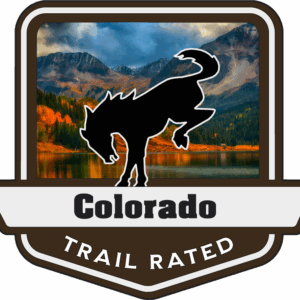 Colorado Trail Rated Bronco Medallion