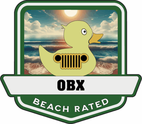 Jeep OBX Medallion -visual description