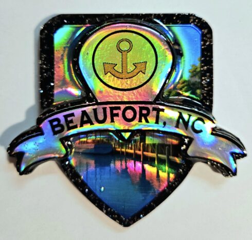 Port Call Medallion- Beaufort NC -visual description