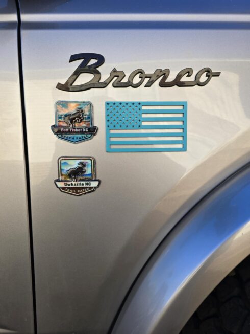 Bronco Uwharrie Trail Rated Badge
