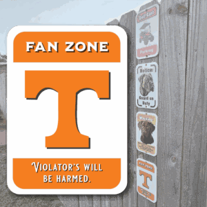 Tennessee Vols FanZone sign