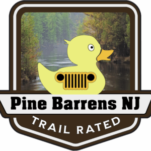 Pine Barrens NJ Trail Rated Jeep Badge/Medallion