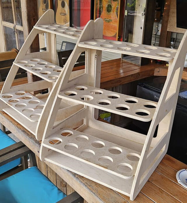 charcuterie cup rack