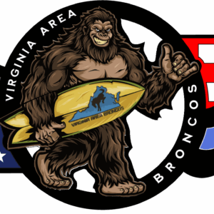 Virginia Area Broncos Mountains to Sea Stars and Bars