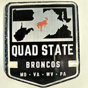 Quad State Broncos Medallion