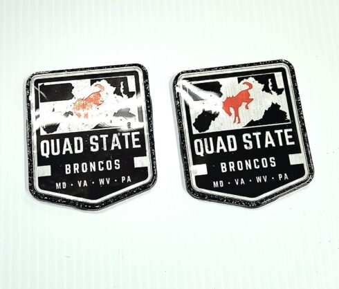 Quad State Broncos -visual description
