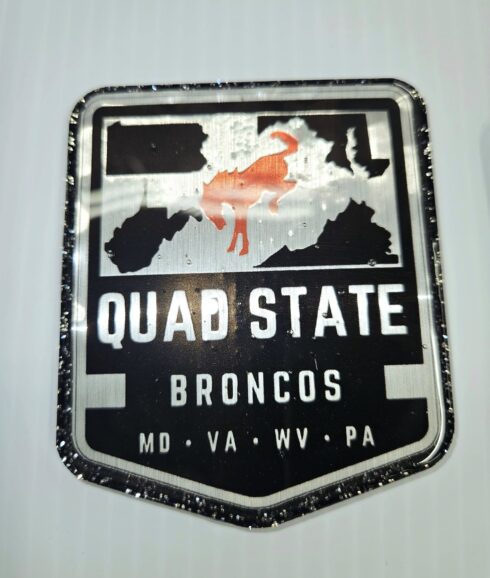 Quad State Broncos -visual description
