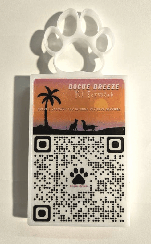 promo refrigerator magnet -visual description