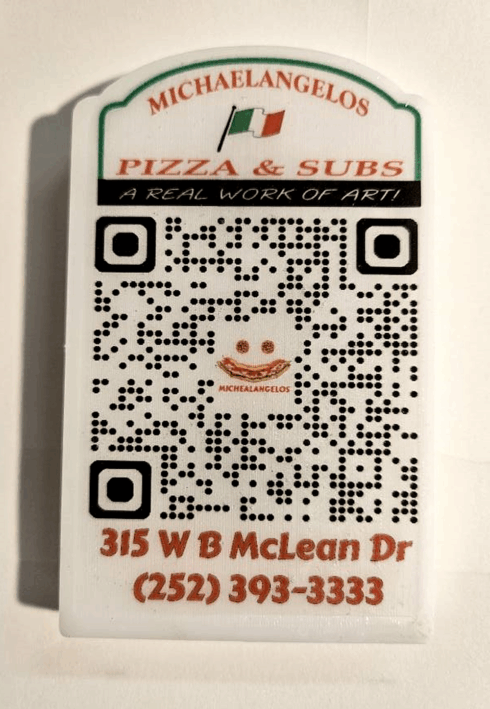promo refrigerator magnet -visual description