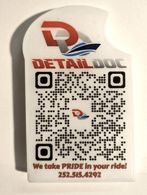 promo refrigerator magnet -visual description