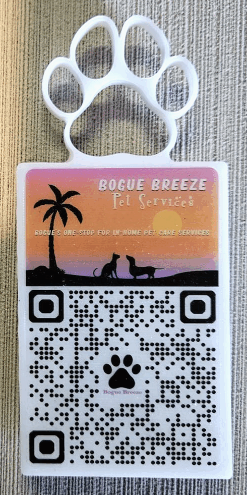 promo refrigerator magnet -visual description