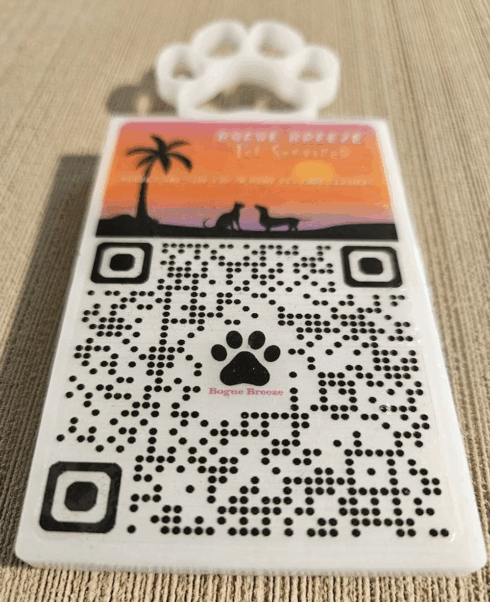promo refrigerator magnet -visual description