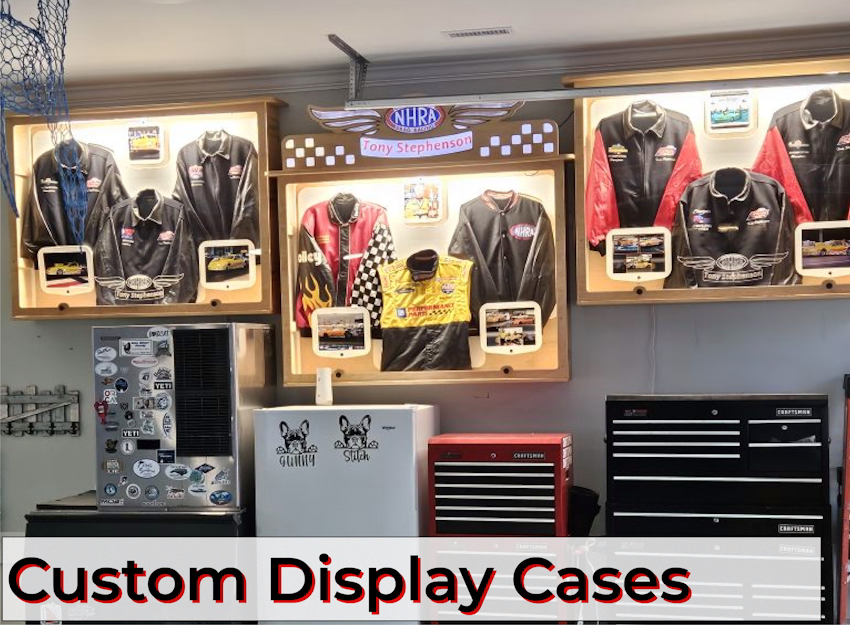 DWC Custom Display Cases -visual description