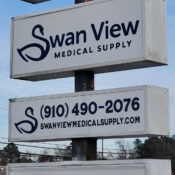 back lit laminated print panel -visual description