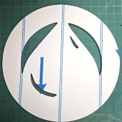 Maxmetal custom die cut for decals -visual description