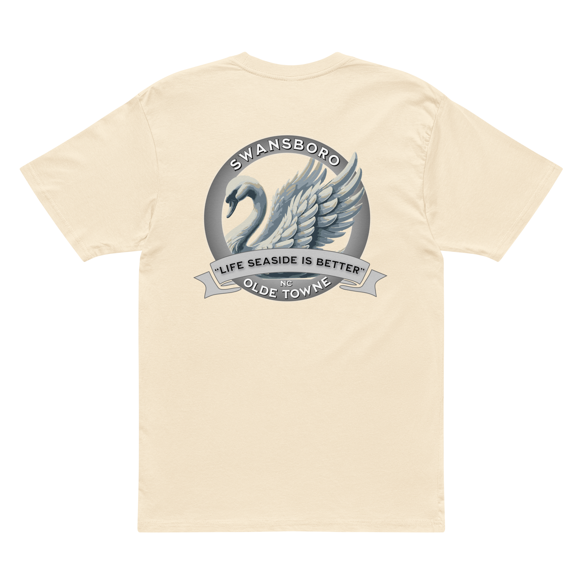 DWC-Swans-Seaside -visual description