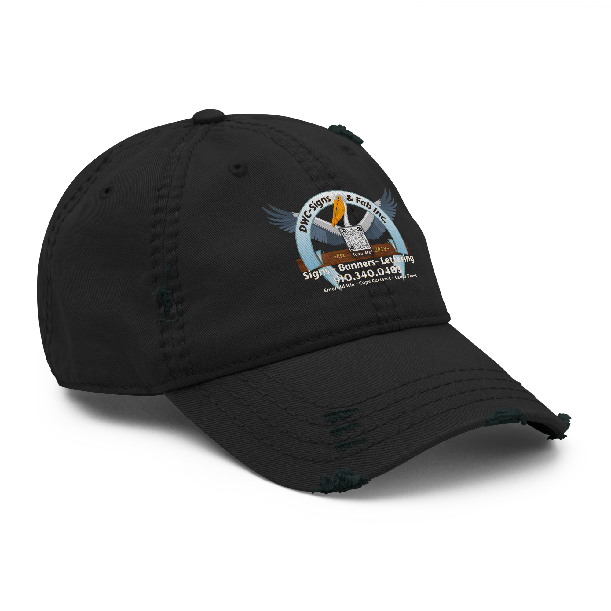 DWC-Signs Distressed Dad Cap - Image 7 -visual description