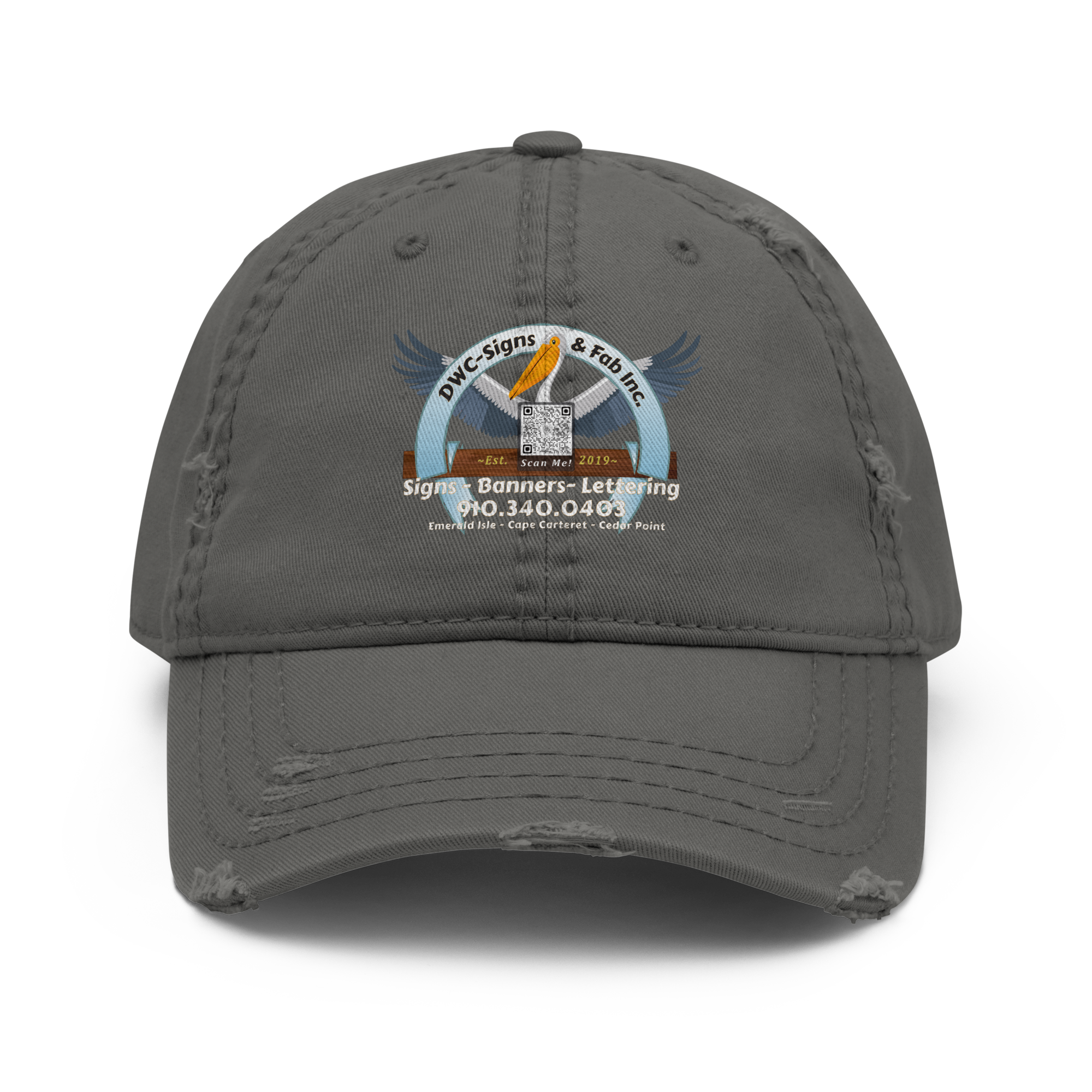 DWC-Signs Distressed Dad Cap - Image 3 -visual description