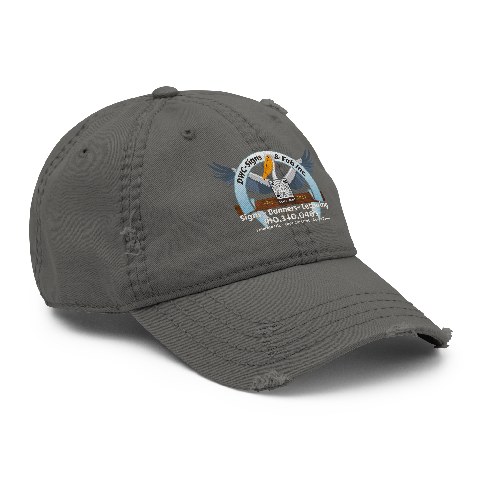 DWC-Signs Distressed Dad Cap - Image 9 -visual description
