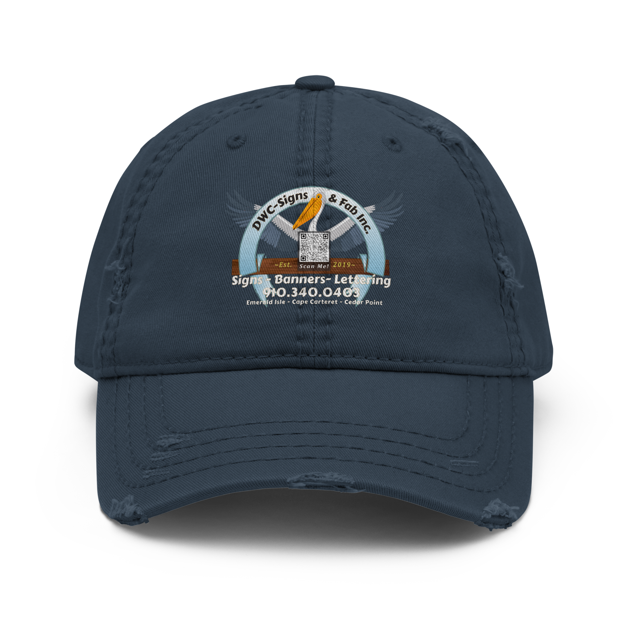 DWC-Signs Distressed Dad Cap - Image 2 -visual description