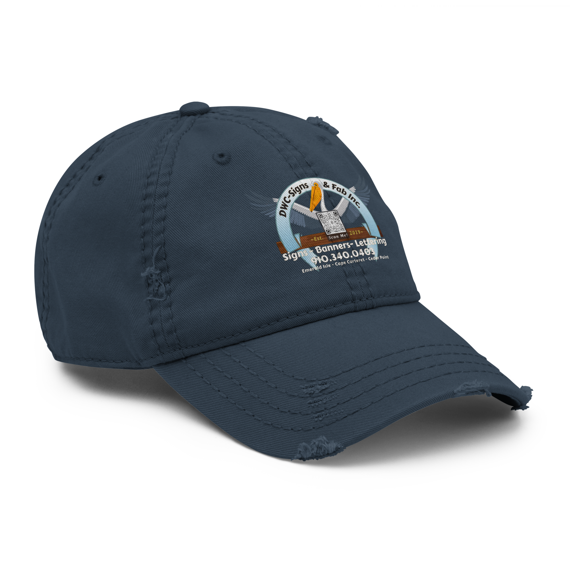 DWC-Signs Distressed Dad Cap - Image 8 -visual description